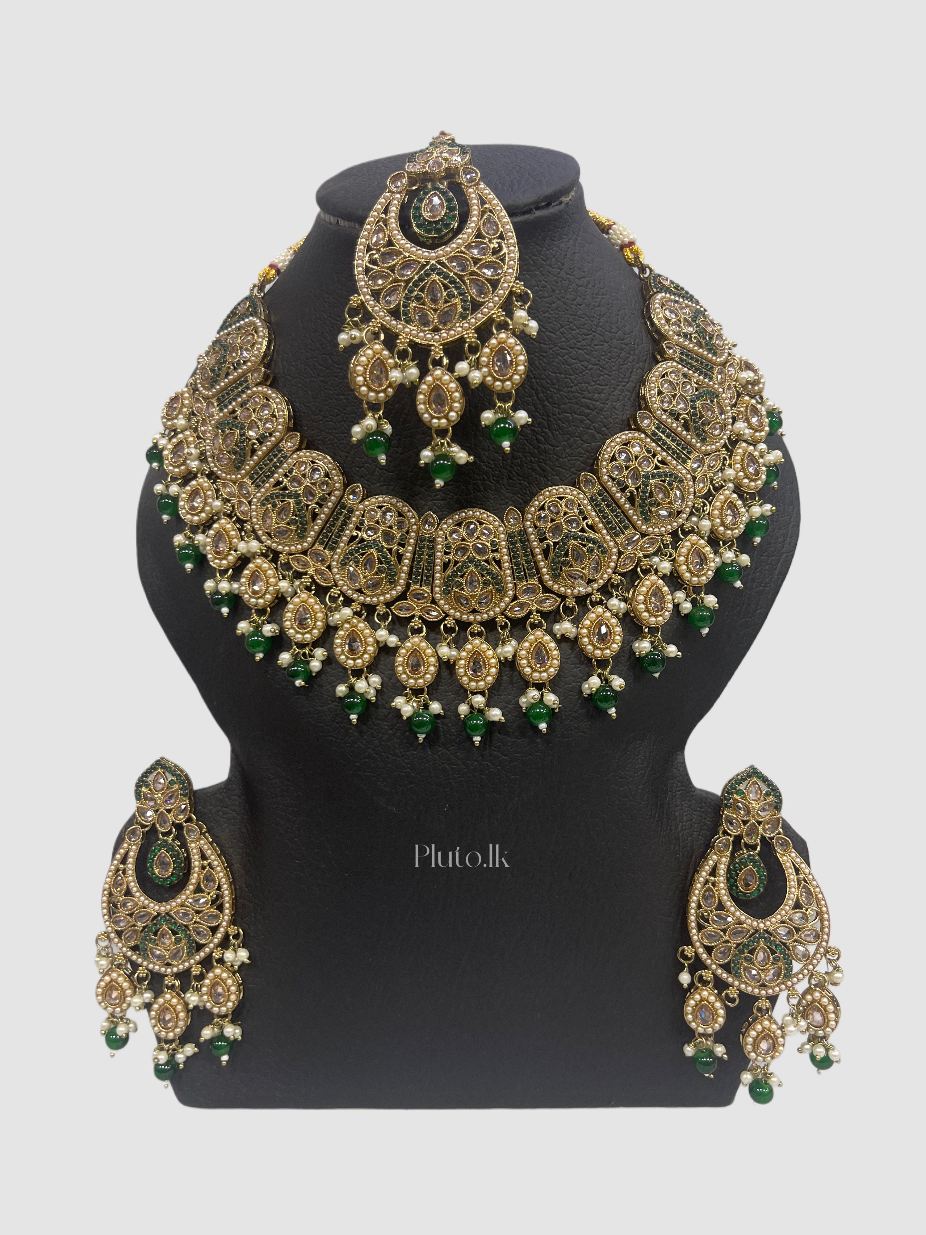 Green Bridal Necklace