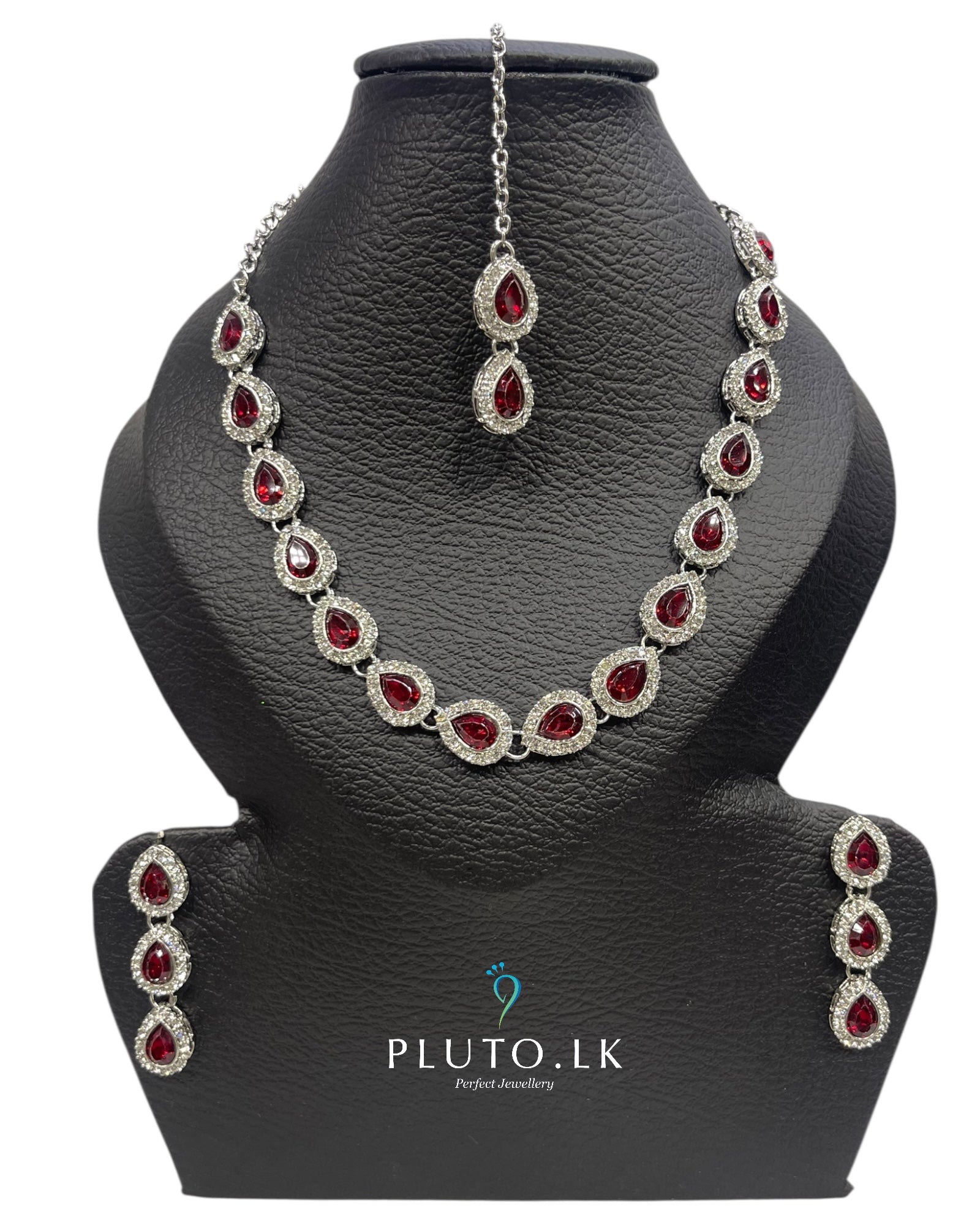 One line Silver Tear Drop