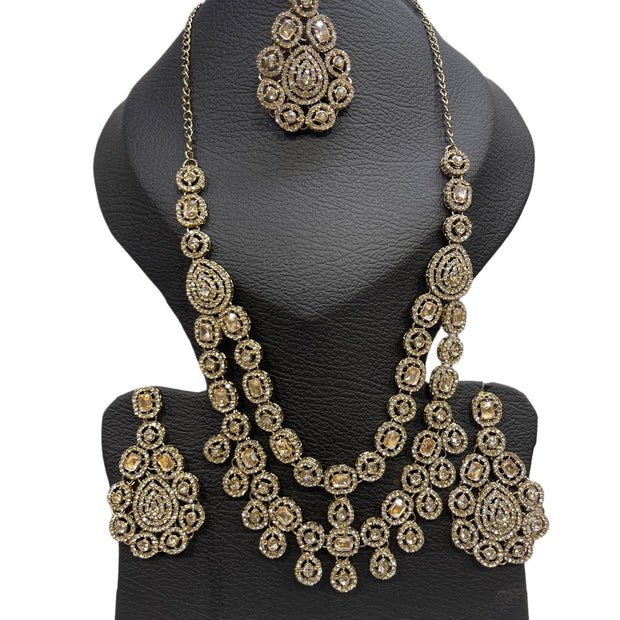 Gold Stone Necklace