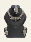 Silver Multi Colour Necklace