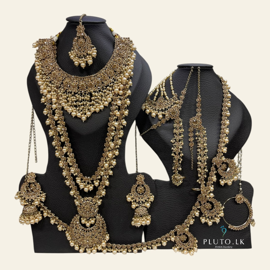 Gold Colour Bridal Set