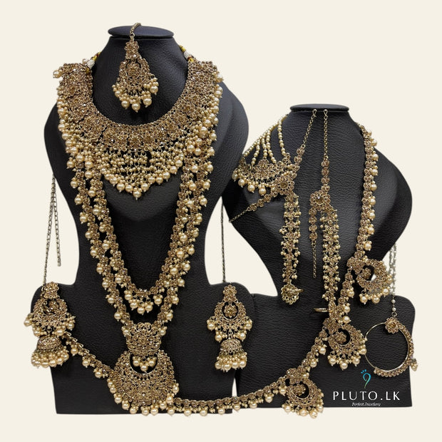 Gold Colour Bridal Set