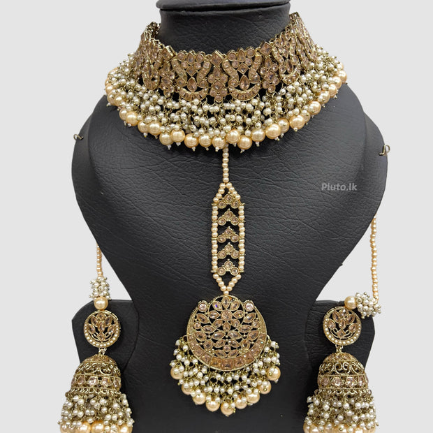 Gold Lehenga Necklace