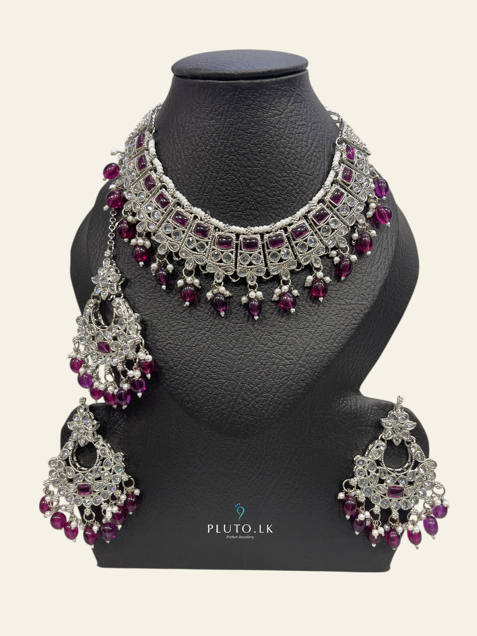 Dark purple Necklace