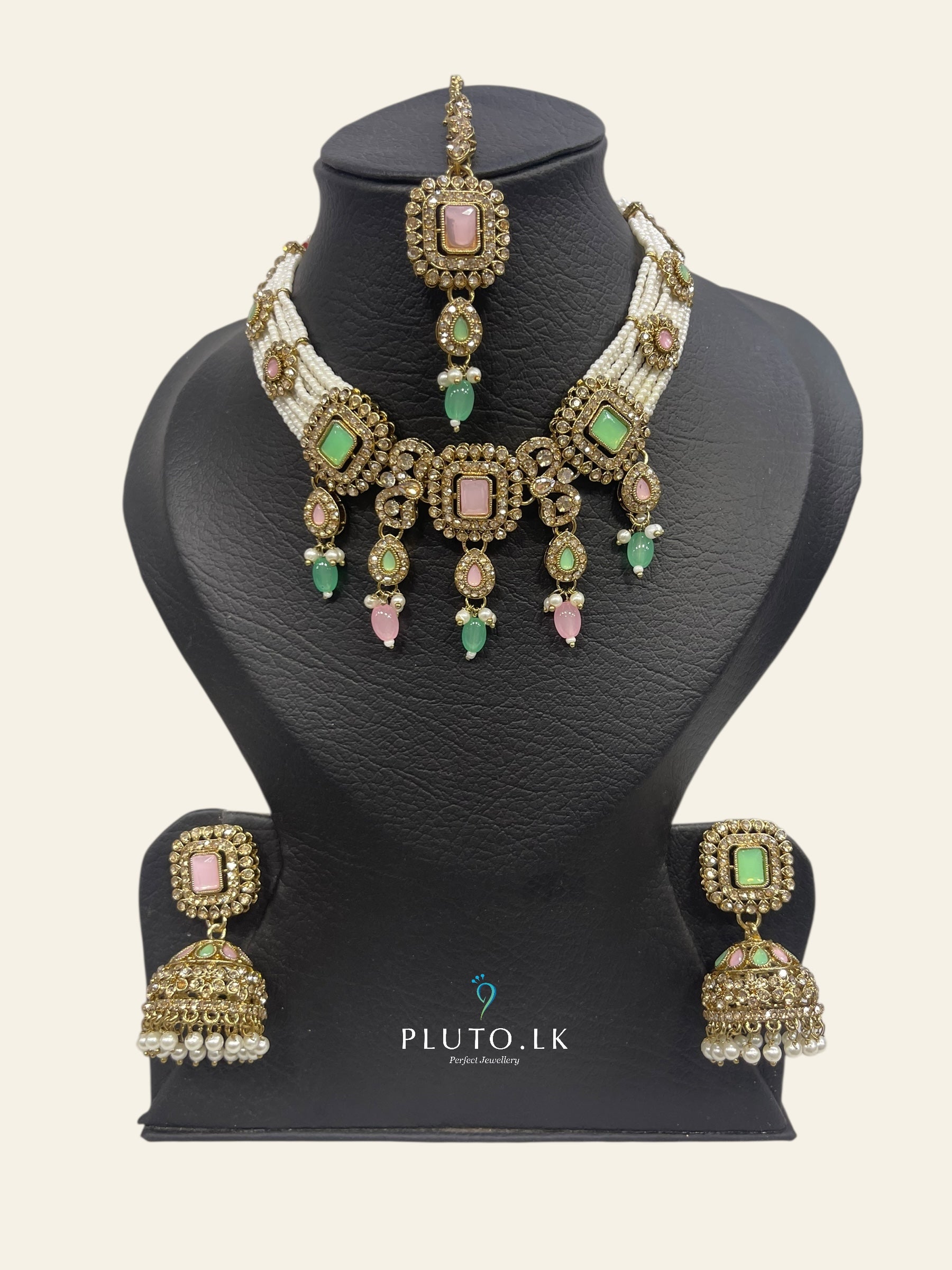 Pink and Pista Colour