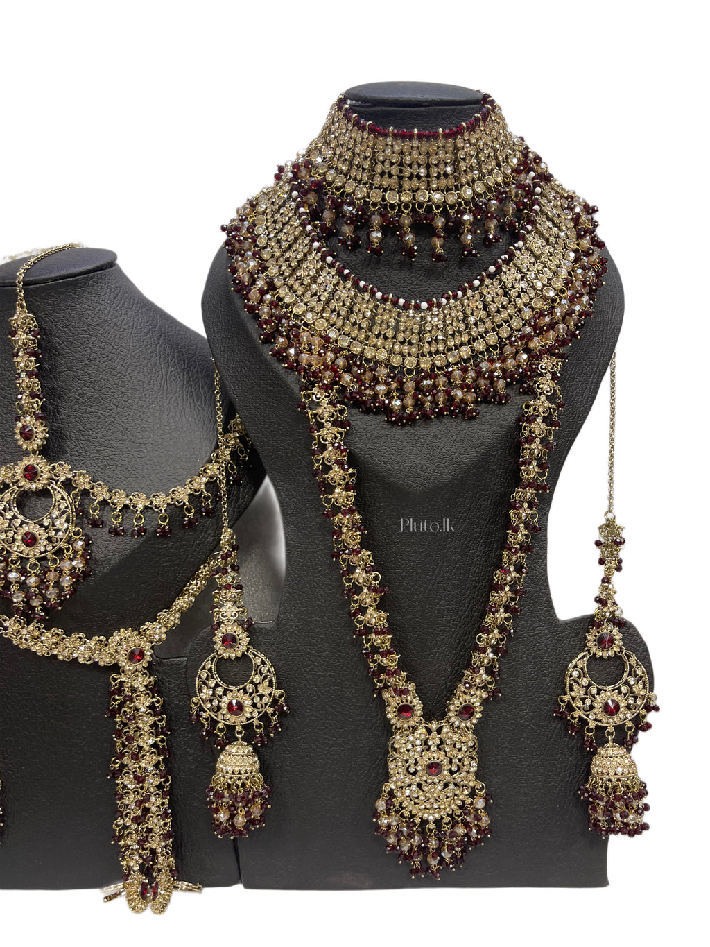 Maroon Bridal Set