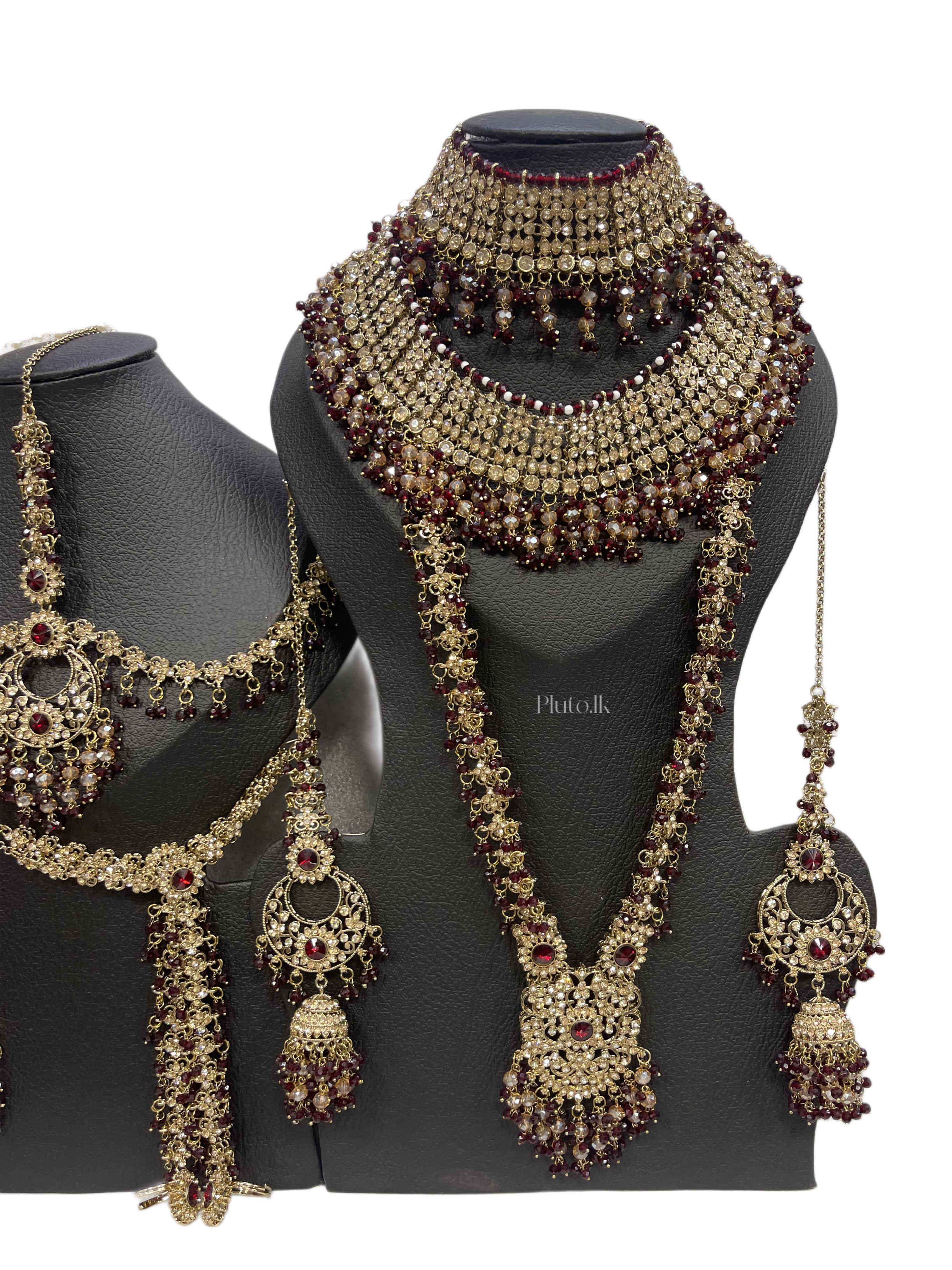 Maroon Bridal Set