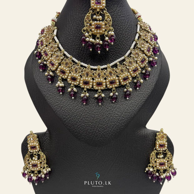 Dark Purple Necklace