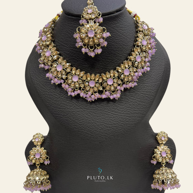 Purple Colour Necklace