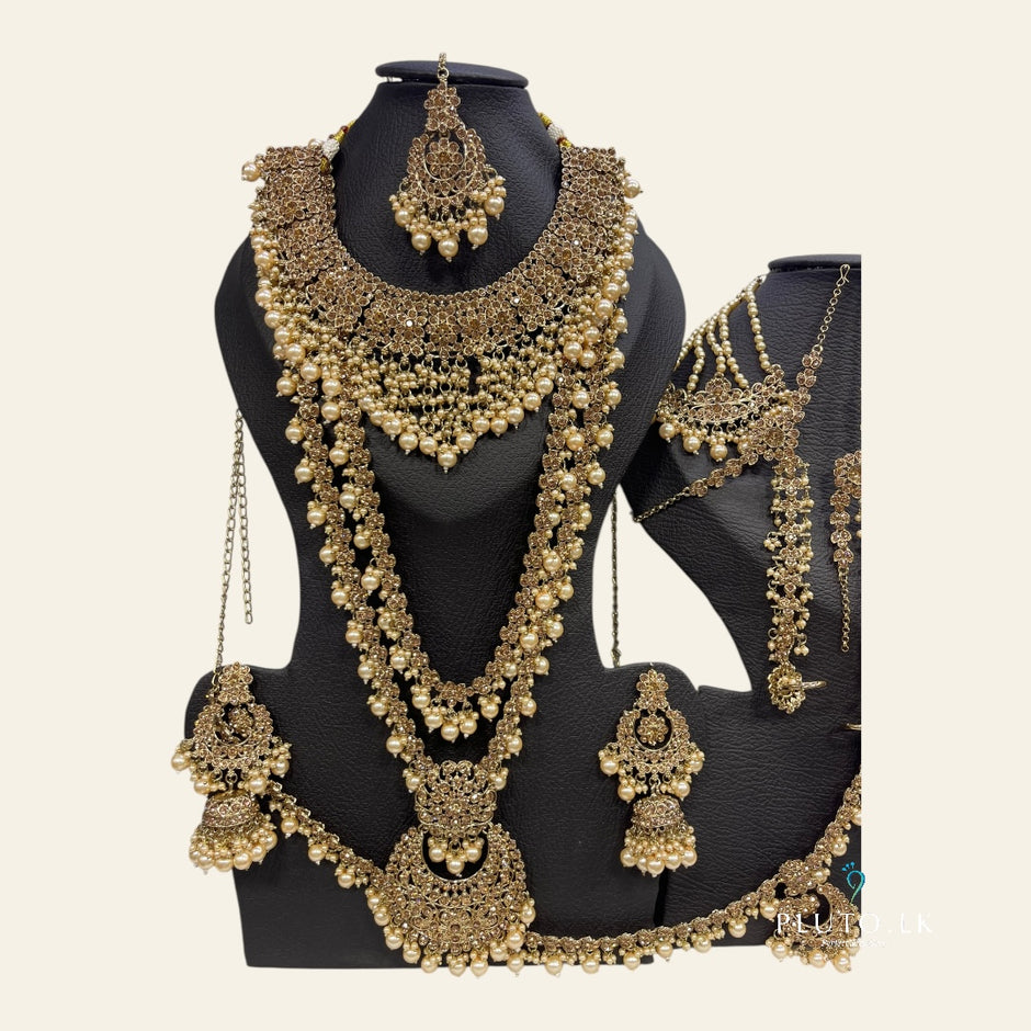 Gold Colour Bridal Set