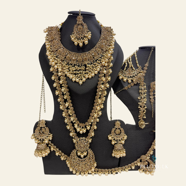 Gold Colour Bridal Set