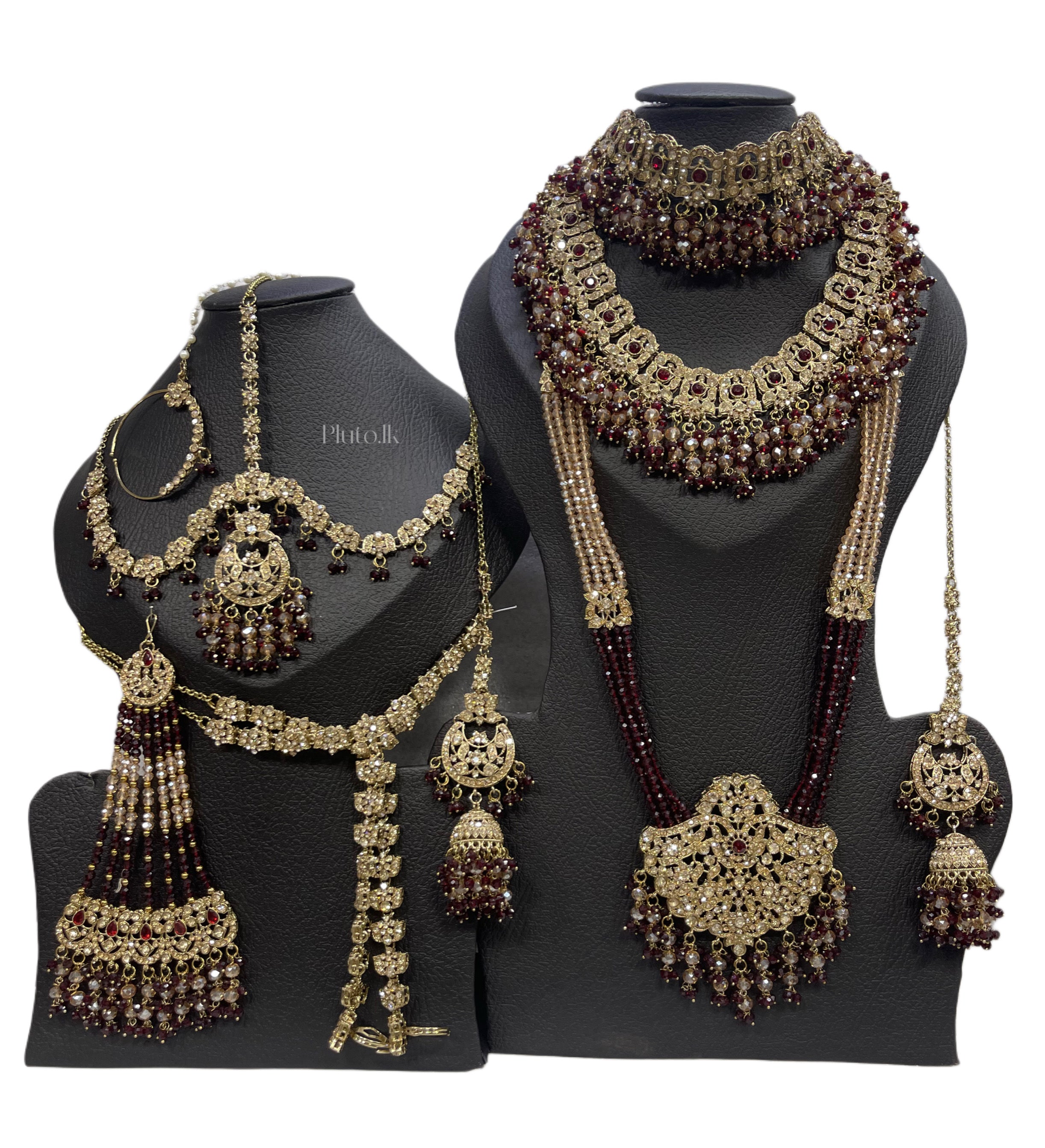 Maroon Bridal Set